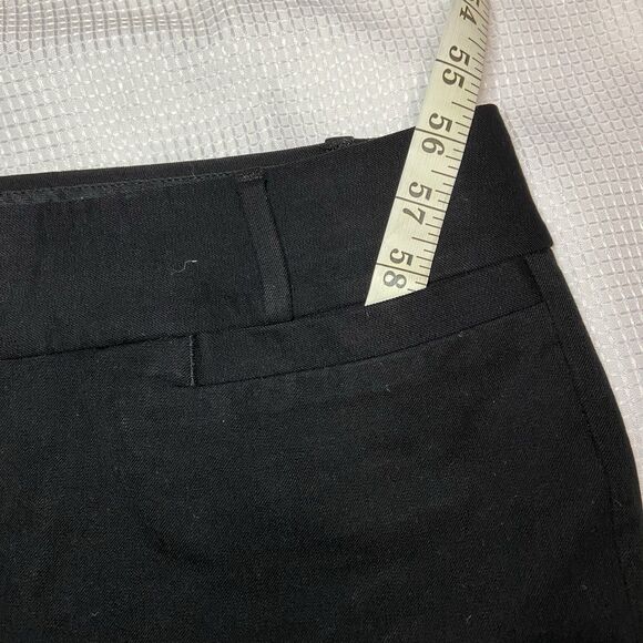 Banana Republic Jackson Fit Women Size 12 Stretch Black Trousers - Picture 5 of 16